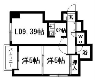 WELLSIDE T451【403号室】の間取り