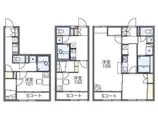 1Kの間取り画像
