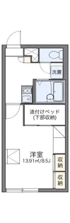レオパレス新さっぽろⅡ【207号室】の間取り