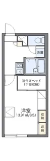 レオパレス新さっぽろⅢ【202号室】の間取り