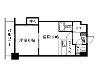 フェアフィールド菊水【00607号室】の間取り