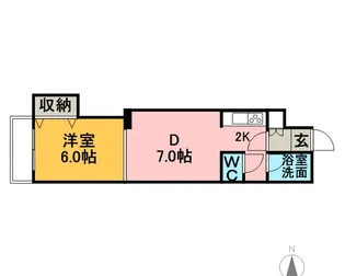 ル・クラシック13A【00307号室】の間取り