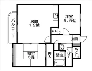 グリーンヴィラ【4階】の間取り