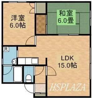 プリンスコートⅡ【202号室】の間取り