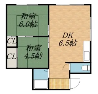 エムエムビル【305号室】の間取り