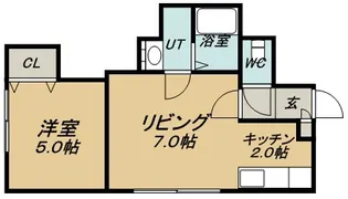 CANYONRIVERⅡ(キャニオンリバー)【2階】の間取り