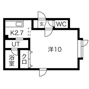 インセンスリヴァー04【101号室】の間取り