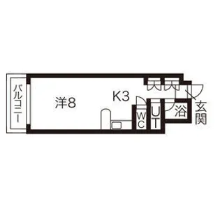 プリムラK2【205号室】の間取り