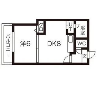 エルシティパーク【202号室】の間取り