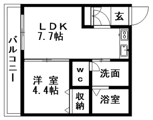 エフォール望【2階】の間取り