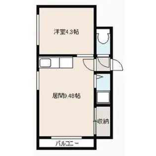 アークハイツ【402号室】の間取り