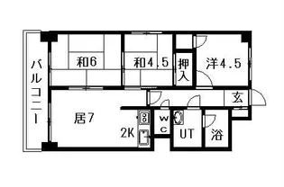 メゾン実のり【205号室】の間取り