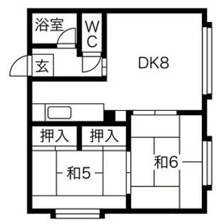 コーポサンシャイン【101号室】の間取り