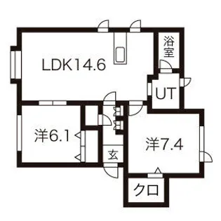 シレンハイム【201号室】の間取り