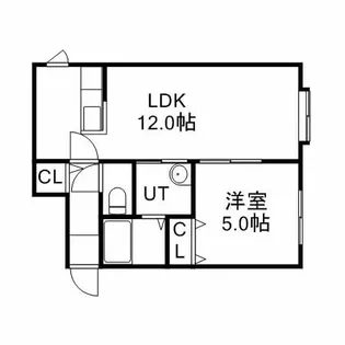 レユシール七番館【301号室】の間取り