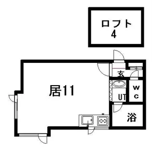 ビリオネア十番館【101号室】の間取り