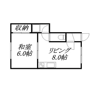 北海道札幌市豊平区美園九条3丁目【アパート】の間取り