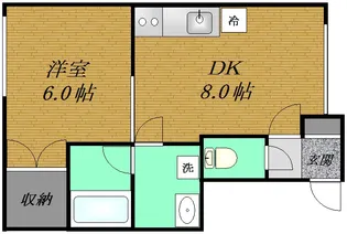 リージェント3【207号室】の間取り