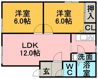 ファミール寿【0201号室】の間取り