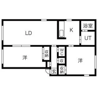 シャーメゾンレーヴ【101号室】の間取り