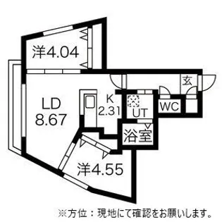 RESIDENCE5C(レジデンス5C)【0202号室】の間取り
