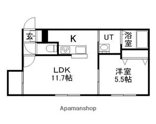 TONY TOWER KITAIROSHIMA【5階】の間取り