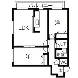 サンハイムフルール【201号室】の間取り