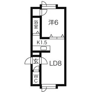 スペース17【203号室】の間取り