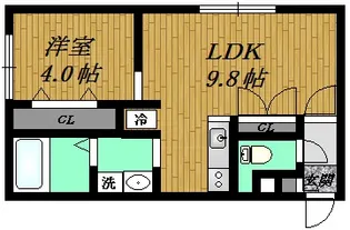 Ta-Ri-Ru MISONO(タリルミソノ)【2階】の間取り