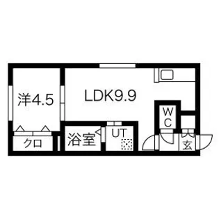 SPERANZA(スペランツァ)【2階】の間取り