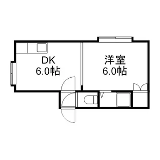ハイツ松原【5号室号室】の間取り