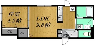 カトルフィーユ【3階】の間取り