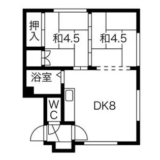 栄マンション【6号室】の間取り