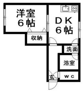 APTー24【0103号室】の間取り