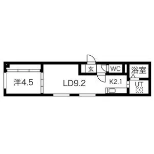 LITHOSーM(リトスーエム)【3階】の間取り