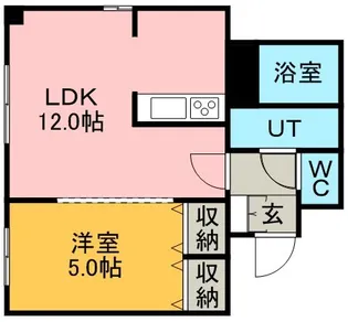 N2BLD【303号室】の間取り