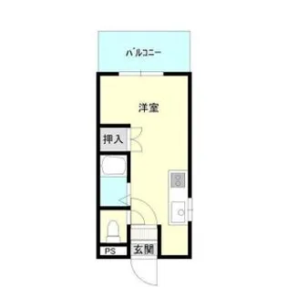 パレス南郷【201.号室】の間取り