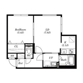 BRILLER MOTOMACHI(ブリエ モトマチ)【1階】の間取り