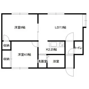 ステージインA45【2階】の間取り