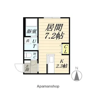 北海道北広島市中央1丁目【マンション】の間取り