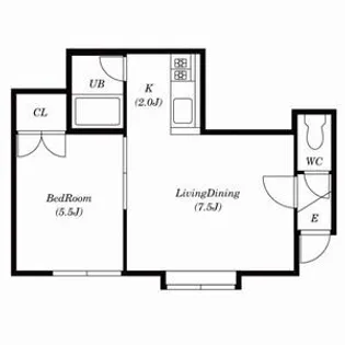 ブレス14【201号室号室】の間取り