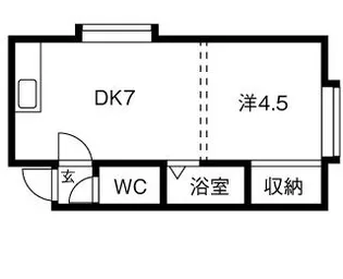 ラフレスカ平岸【303号室】の間取り