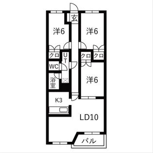 アーバンライフⅠ【1階】の間取り