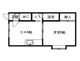 プロスパーR36【106号室】の間取り