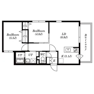 ステラトレス【1階】の間取り