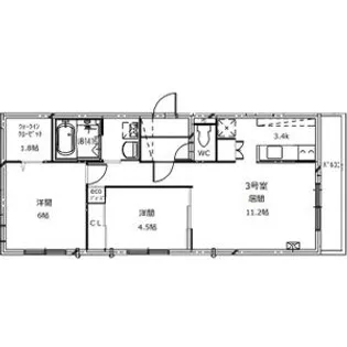 リヴェール【3階】の間取り