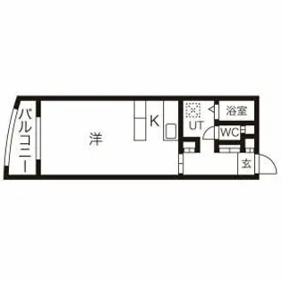 グレイシャス美園【306号室】の間取り