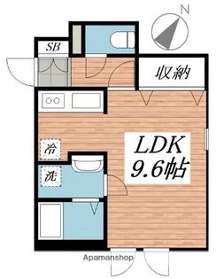 プレシェルト相生【2階】の間取り