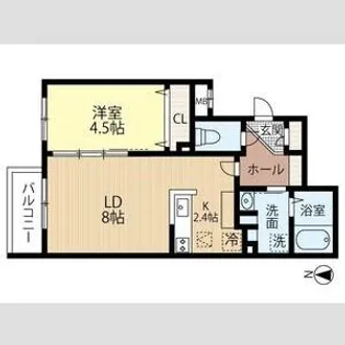 SORTE117【1階】の間取り