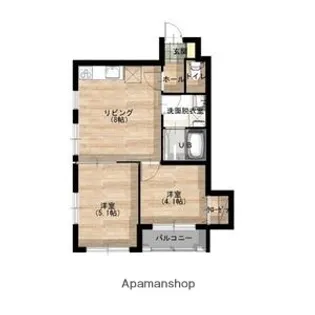 北海道札幌市豊平区月寒東五条16丁目【マンション】の間取り